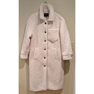 7 For All Mankind Cream Teddy Jacket